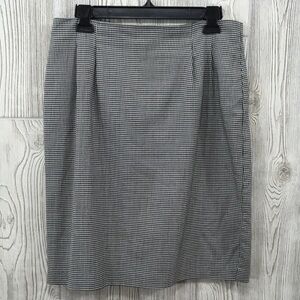 NYCC Skirt Black & White Houndstooth Size XL